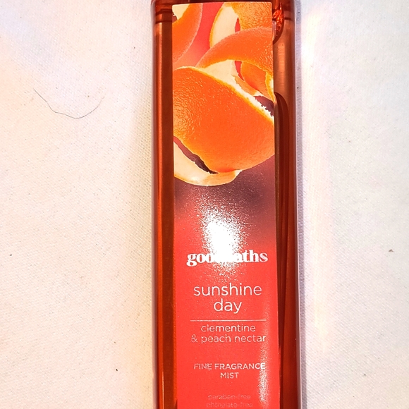 New, Goodbaths, Sunshine Day, Clementine & Peach Nectar fine fragrance mist - Picture 1 of 4